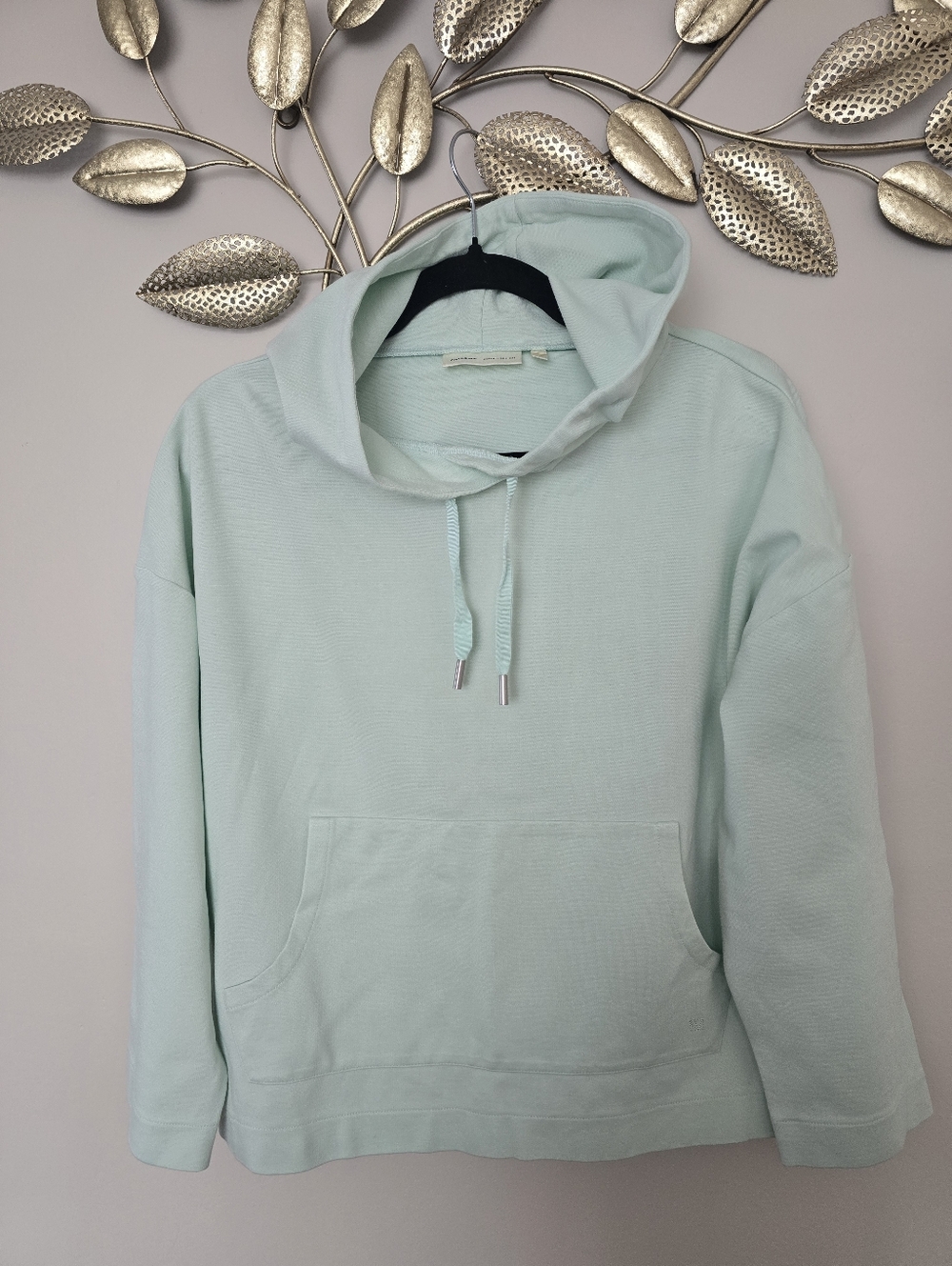 Inwear Mint Green Women's Hoodie Sweater Oversized Size S Soft Cotton